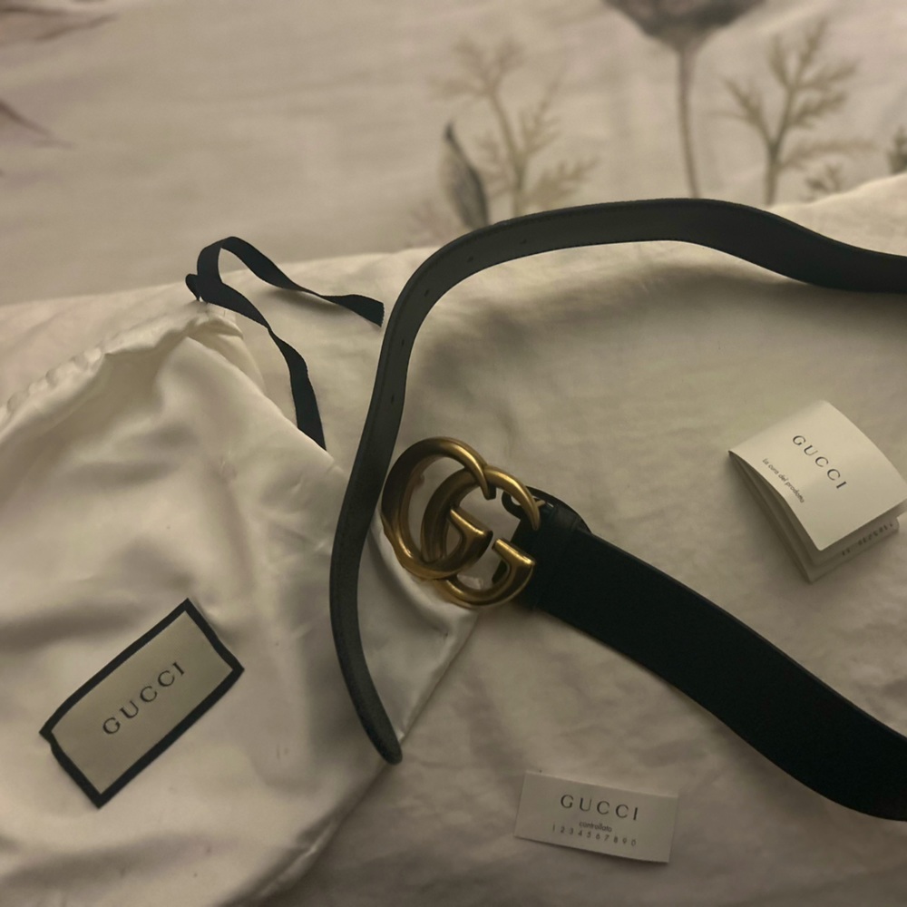 Gucci Marmont Belt Size 85 (34 inches) 1.5 width